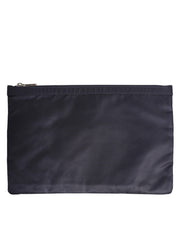 Dolce & Gabbana Blue DG Logo Patch Embellished Pouch Clutch Men Borse Bag