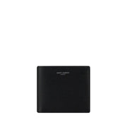 Saint Laurent Black Calf Leather Bos Taurus Wallet