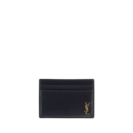Saint Laurent Black Calf Leather Bos Taurus Wallet