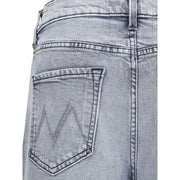Mother Denim Gray Cotton Jeans Denim