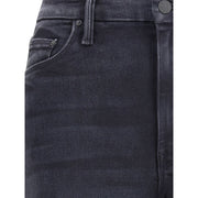 Mother Denim Black Cotton Jeans Denim