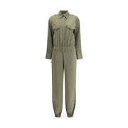 Ella Green Cotton Jumpsuit