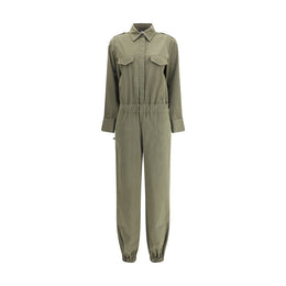 Ella Green Cotton Jumpsuit