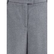 Giorgio Armani Gray Silk Casual Pants