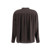 Giorgio Armani Brown Silk Shirt