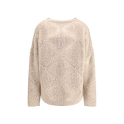 Giorgio Armani Cream Cashmere Cashmere Sweater