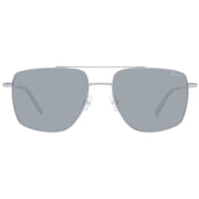 Hackett Gray Metal Sunglasses