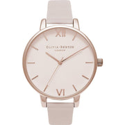 Olivia Burton White Artificial Leather Dress Watch