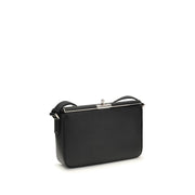 Dolce & Gabbana Black Calf Leather Bos Taurus Shoulder Bag
