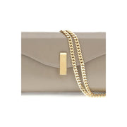 Giuseppe Zanotti Beige Leather Clutch Bag