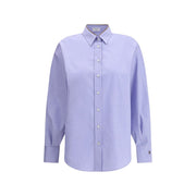 Brunello Cucinelli Light Blue Cotton Dress Shirt