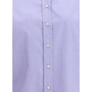 Brunello Cucinelli Light Blue Cotton Dress Shirt