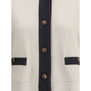 Brunello Cucinelli Gray Cotton Cardigan