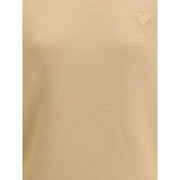 Ami Paris Beige Cotton Sweatshirt