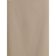Brunello Cucinelli Gray Acetate Midi Skirt