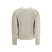 Marant Etoile Cream Cotton Sweatshirt