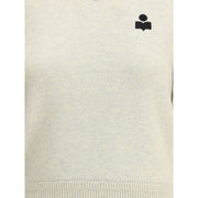 Marant Etoile Cream Cotton Sweatshirt