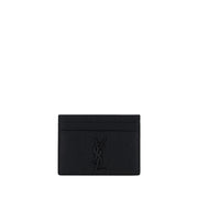 Saint Laurent Black Lamb Ovis Aries Aries Wallet