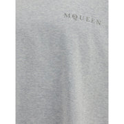 Alexander McQueen Gray Cotton T-Shirt