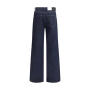 Citizens of Humanity Blue Recycled Cotton Straight-Leg Jeans