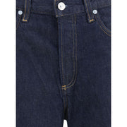 Citizens of Humanity Blue Recycled Cotton Straight-Leg Jeans