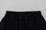 Dolce & Gabbana Black Jogger Wool Jogging Trouser