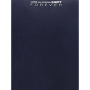 Comme Des Garçons Blue Cotton Long Sleeve T-Shirt