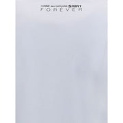 Comme Des Garçons White Cotton Long Sleeve T-Shirt