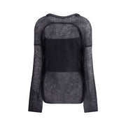Giorgio Armani Black Mohair Cardigan