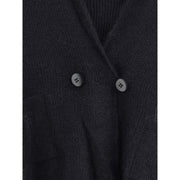 Giorgio Armani Black Mohair Cardigan