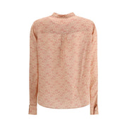 Kristina Ti Multicolor Silk Pattern Shirt