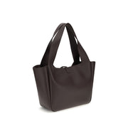 Saint Laurent Brown Lamb Ovis Aries Aries Shoulder Bag