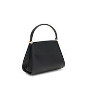 Ferragamo Black Calf Leather Bos Taurus Handbag