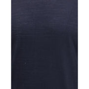 Giorgio Armani Blue Fleece Wool Sweatshirt