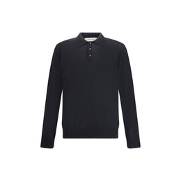 Golden Goose Black Fleece Wool Dress Shirt