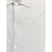 Brunello Cucinelli Gray Leather Jacket