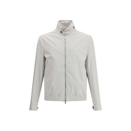 Brunello Cucinelli Gray Polyamide Shell Jacket