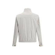 Brunello Cucinelli Gray Polyamide Shell Jacket