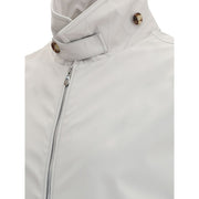 Brunello Cucinelli Gray Polyamide Shell Jacket