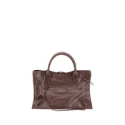 Balenciaga Brown Calf Leather Bos Taurus Shoulder Bag
