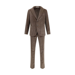 Tagliatore Brown Cotton Two-Piece Suit
