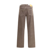 Sunflower Brown Cotton Relaxed Fit Jeans