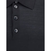 Giorgio Armani Black Fleece Wool Sweatshirt