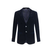 Giorgio Armani Black Viscose Blazer