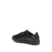 Y-3 Black Calf Leather Bos Taurus Sneakers
