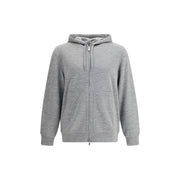 Brunello Cucinelli Gray Cashmere Sweatshirt