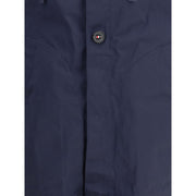 Thom Browne Blue Polyester Shell Jacket