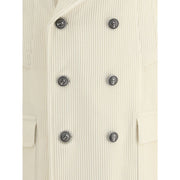 Brunello Cucinelli Cream Cashmere Coat