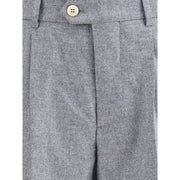 Brunello Cucinelli Gray Cashmere Casual Pants