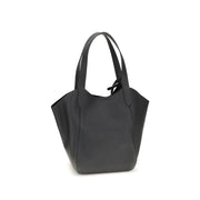 Giorgio Armani Black Calf Leather Bos Taurus Handbag